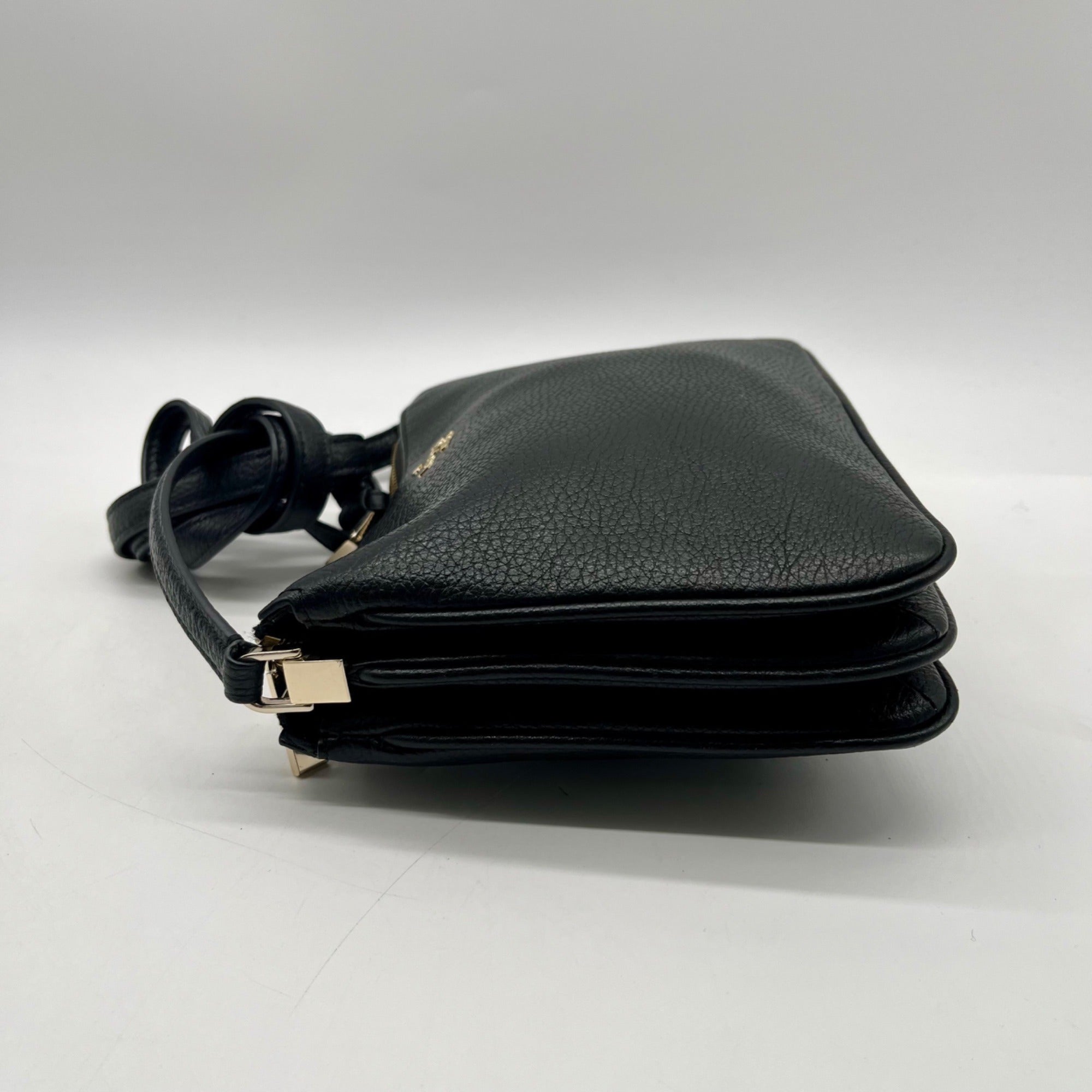 Kate Spade Black Pebbled Leather Crossbody Bag