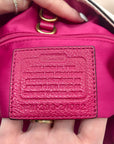 Coach Color-Block Poppy Pebbled Leather Tote Bag- 24082