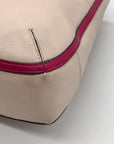 Coach Color-Block Poppy Pebbled Leather Tote Bag- 24082