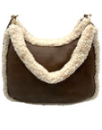 Jen & CO. Brown Faux Leather Shoulder Bag