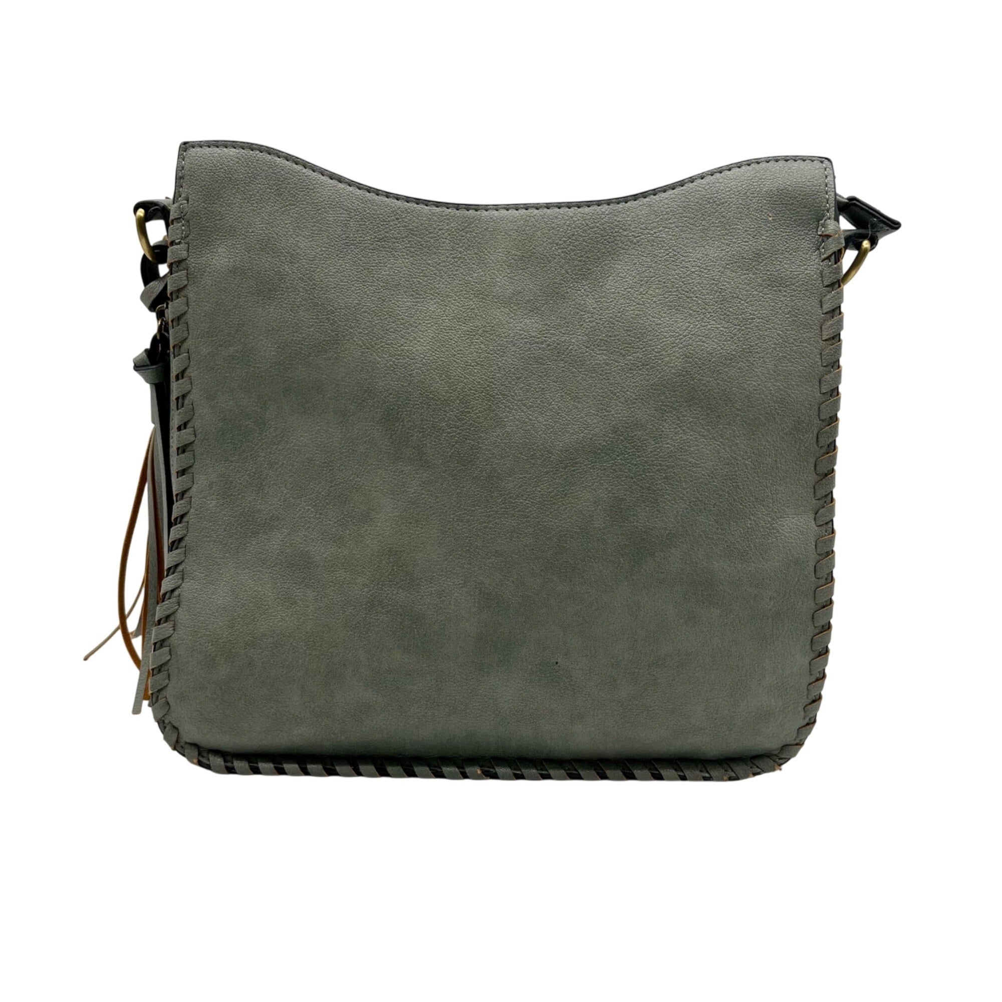 Jen and Co Grey Hobo Style Shoulder Bag