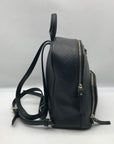 Kate Spade Black Pebbled Leather Carter Street Caden Backpack