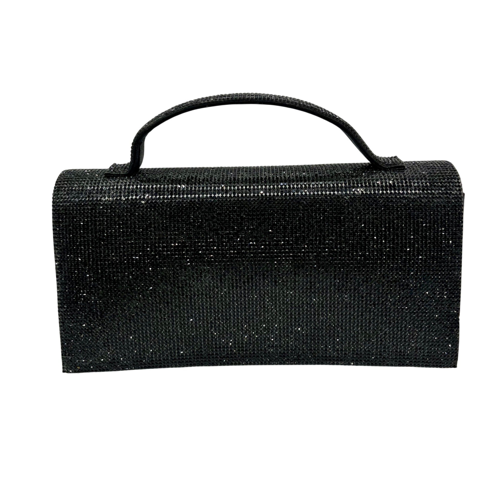Jessica McClintock Black Diamond Crossbody Bag