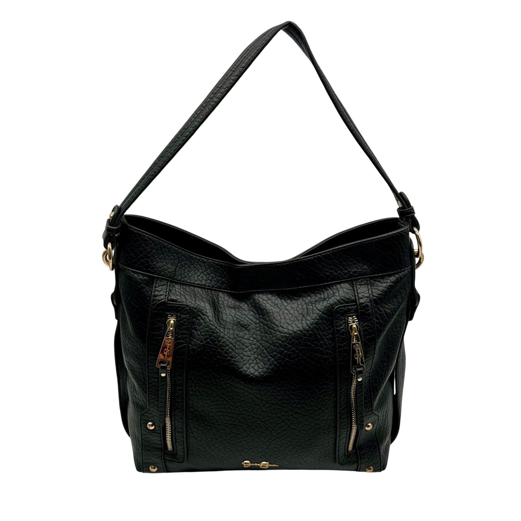 Jessica Simpson Black Maisie Hobo Bag