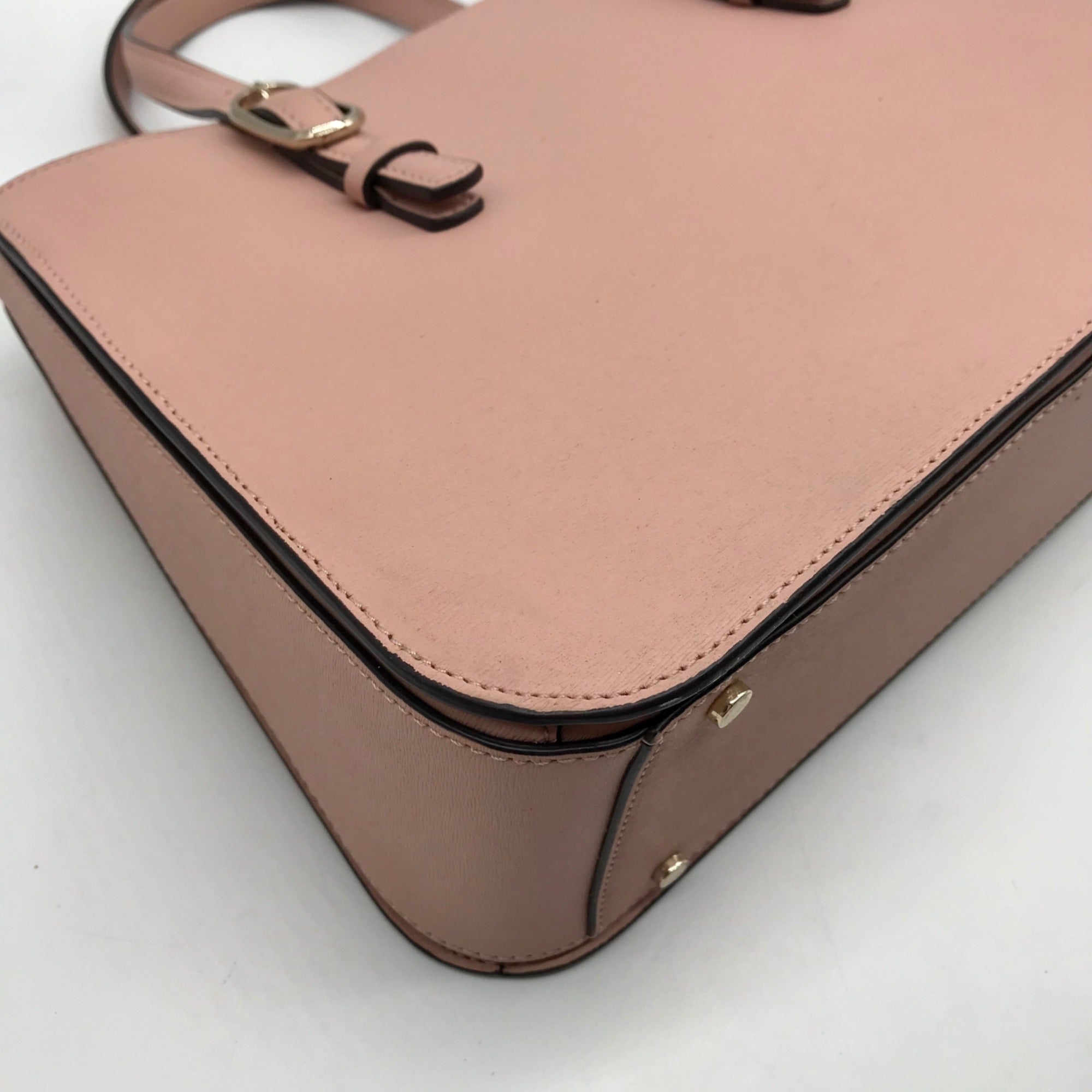 Kate Spade Rose Blush Saffiano Leather Connie Convertible Satchel Bag
