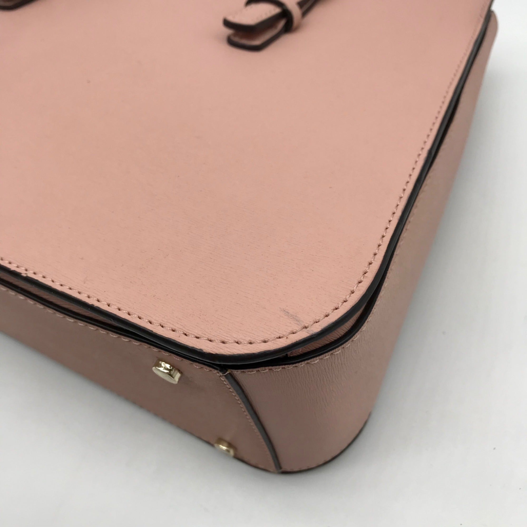 Kate Spade Rose Blush Saffiano Leather Connie Convertible Satchel Bag
