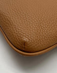 Michael Kors Acorn Pebbled Leather Small Flat Crossbody