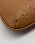 Michael Kors Acorn Pebbled Leather Small Flat Crossbody