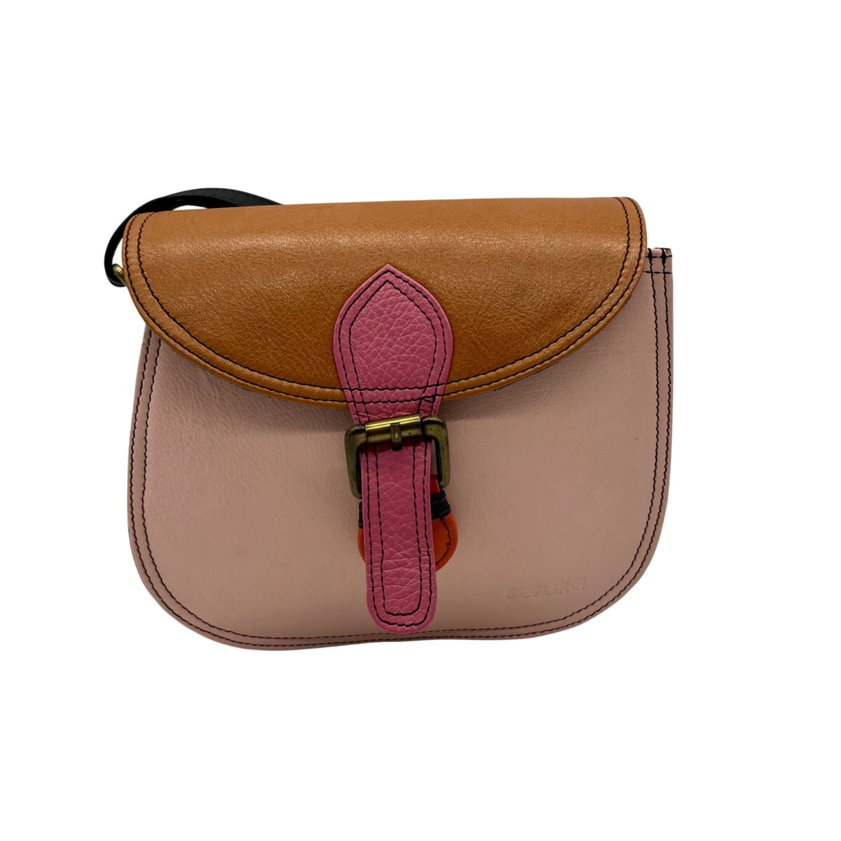 Soruka Multicolored Leather Crossbody Bag