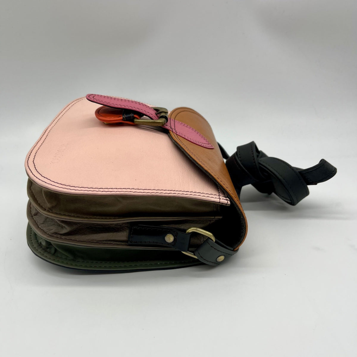 Soruka Multicolored Leather Crossbody Bag