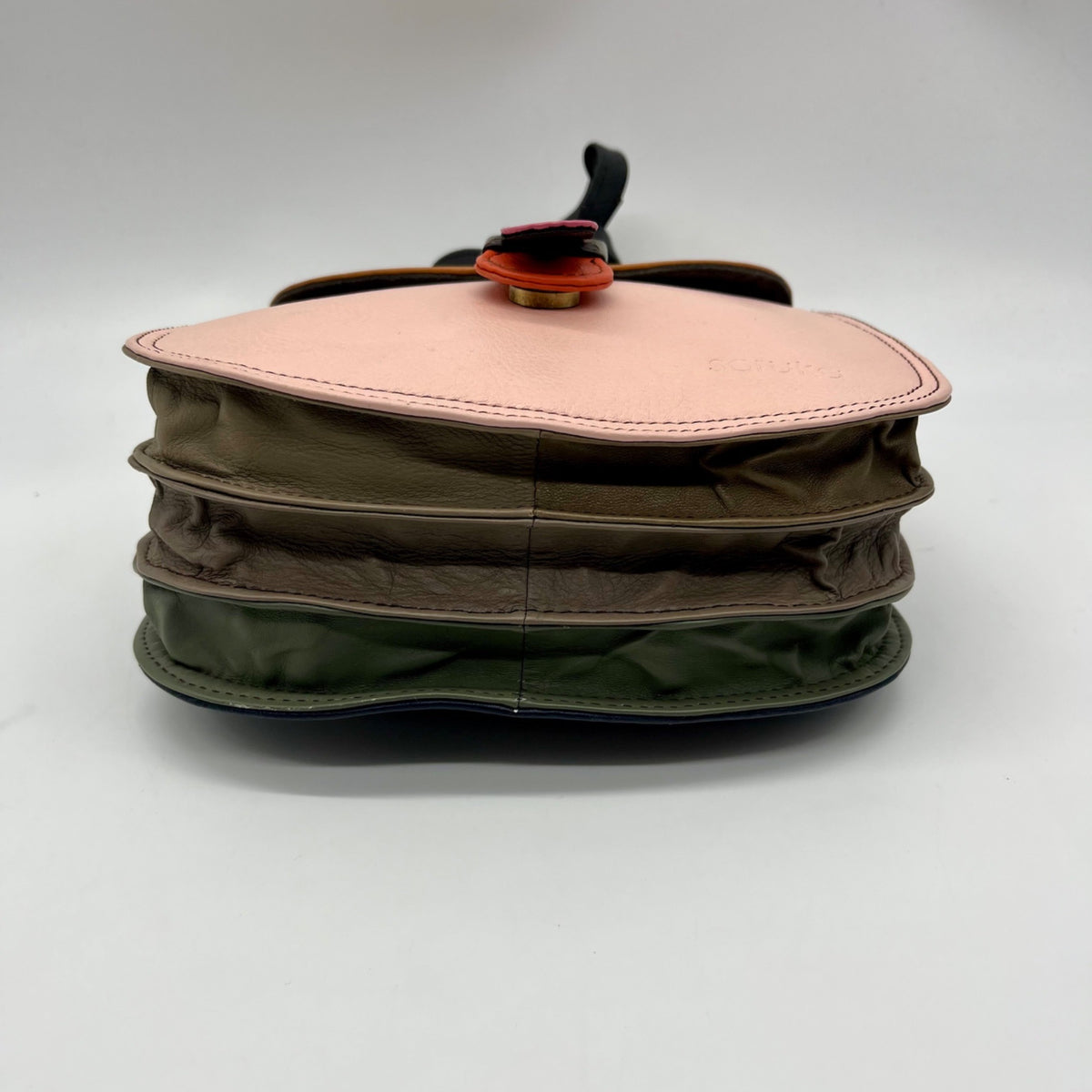 Soruka Multicolored Leather Crossbody Bag