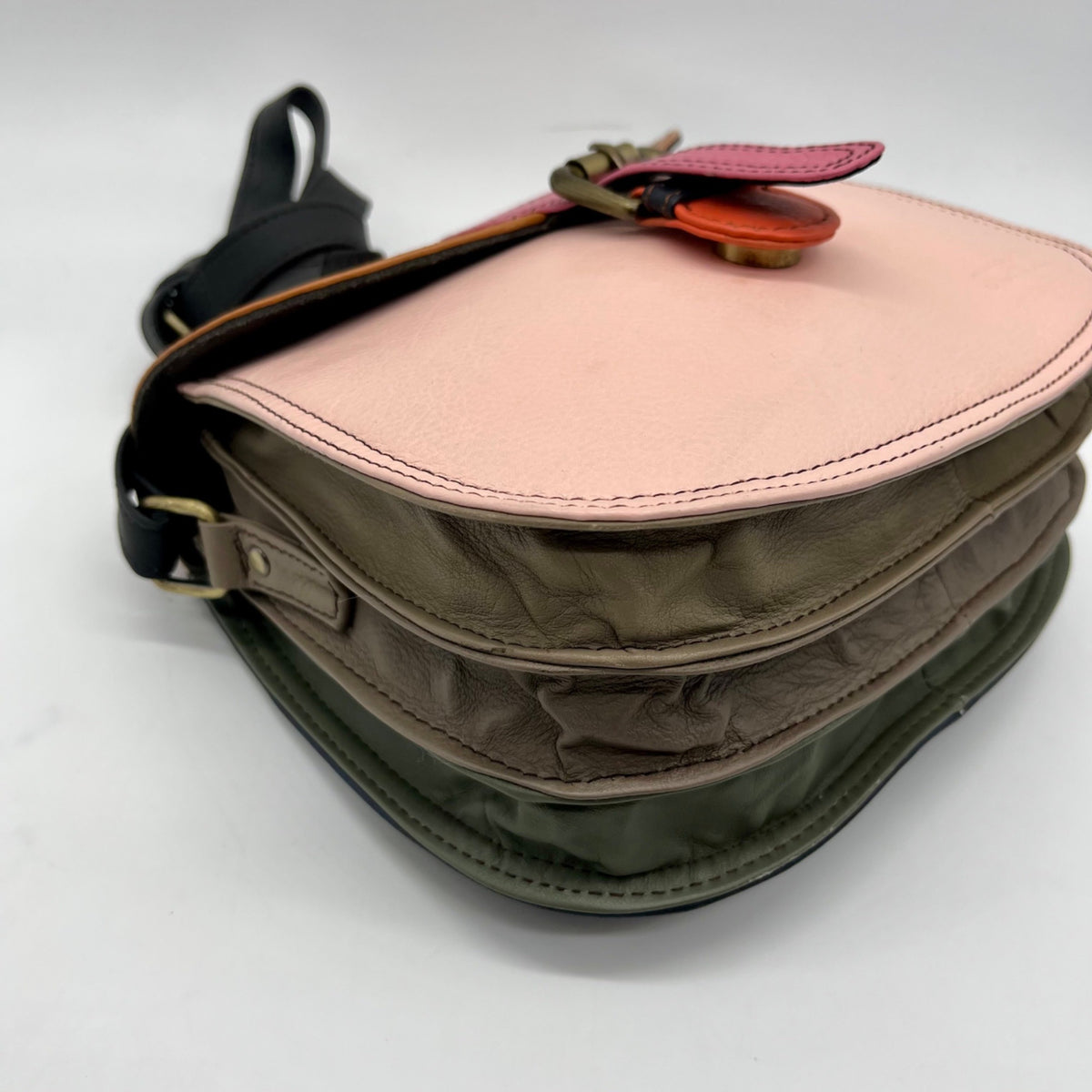 Soruka Multicolored Leather Crossbody Bag