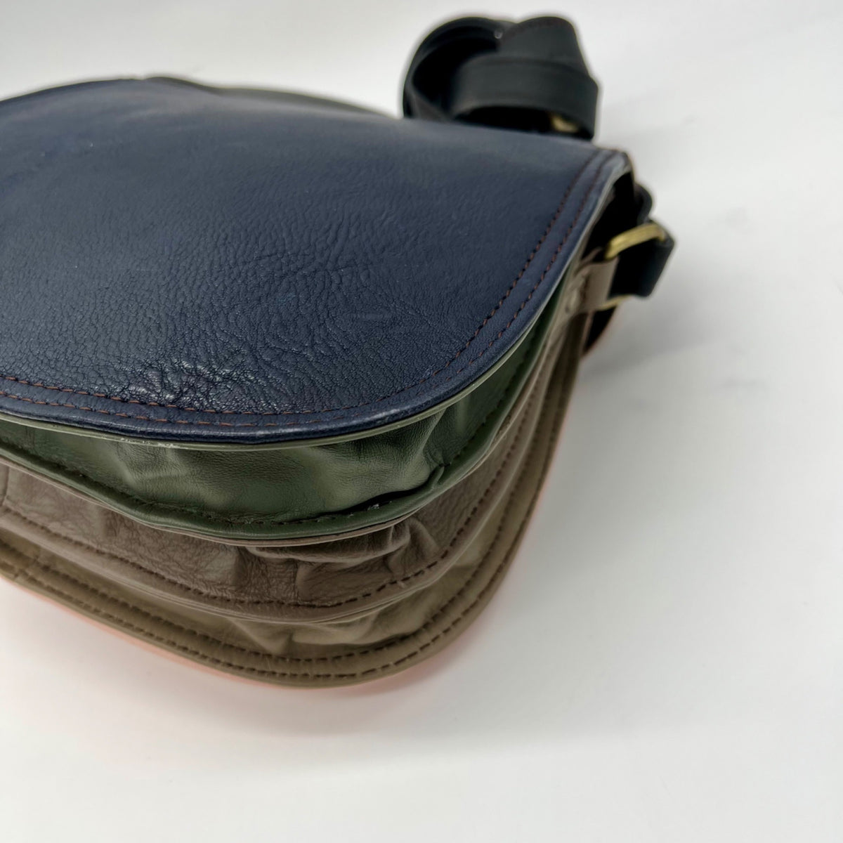 Soruka Multicolored Leather Crossbody Bag
