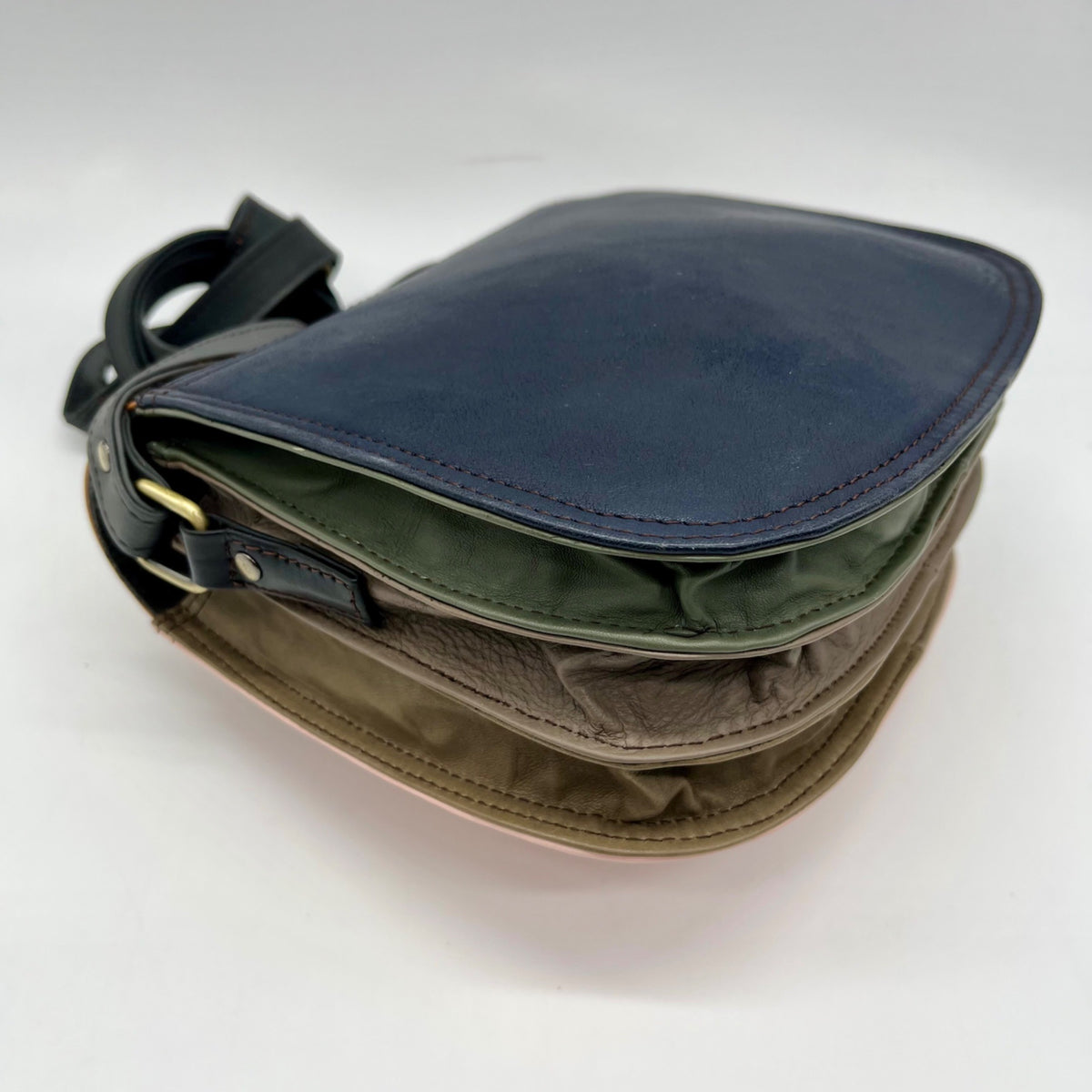 Soruka Multicolored Leather Crossbody Bag