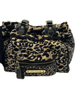 Juicy Couture Leopard Print Velvet Tote Bag