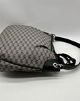 Michael Kors Jet Set Grey Coated Canvas Shoulder Bag