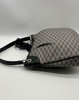 Michael Kors Jet Set Grey Coated Canvas Shoulder Bag