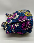 Vera Bradley Blue African Violet Floral Pattern Tote Bag