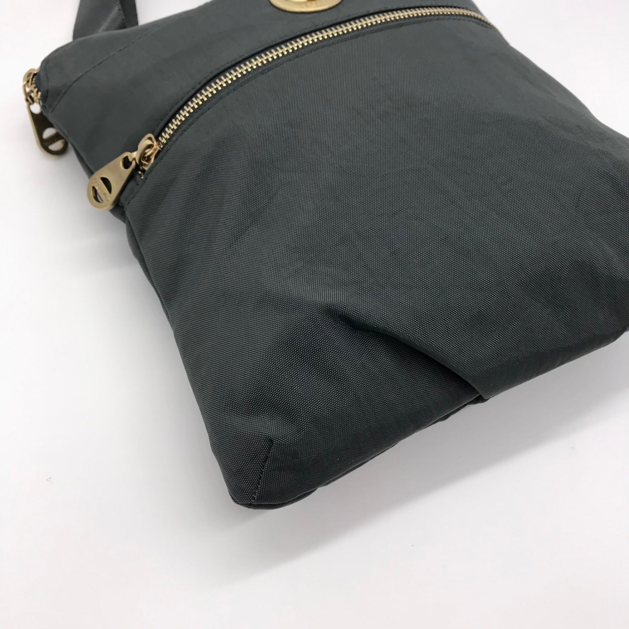 Baggallini Dark Gray Nylon Hanover Crossbody