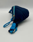 On 34th Nylon Blue Belt Bag