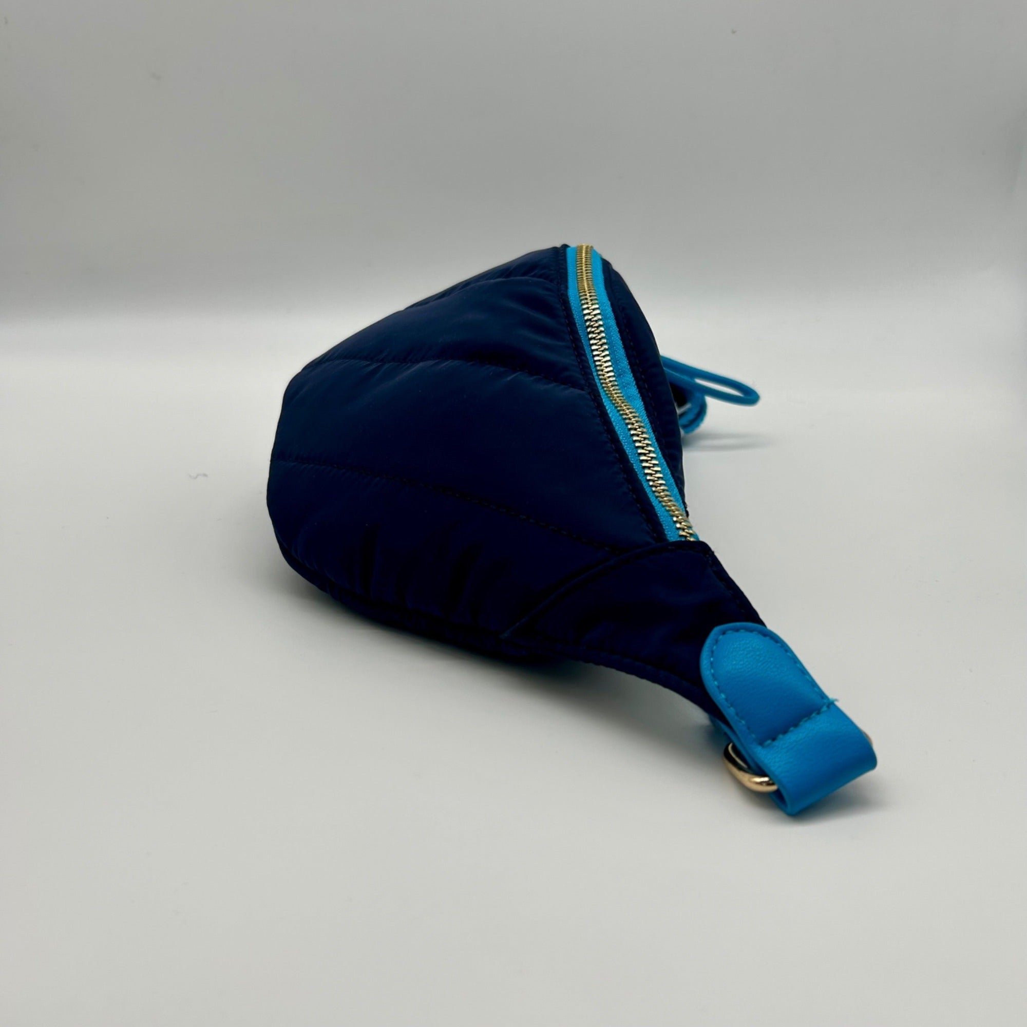 On 34th Nylon Blue Belt Bag
