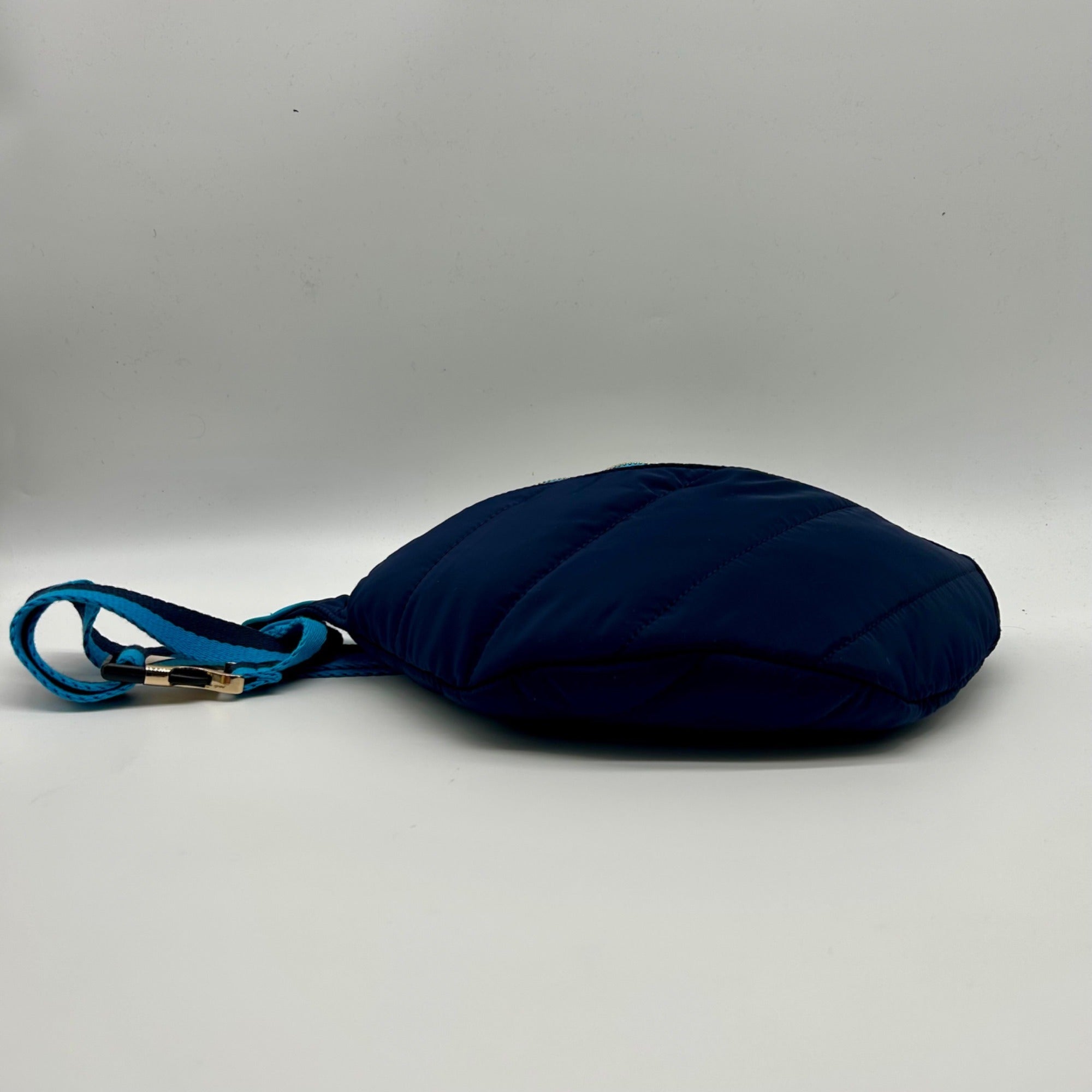 On 34th Nylon Blue Belt Bag