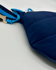 On 34th Nylon Blue Belt Bag