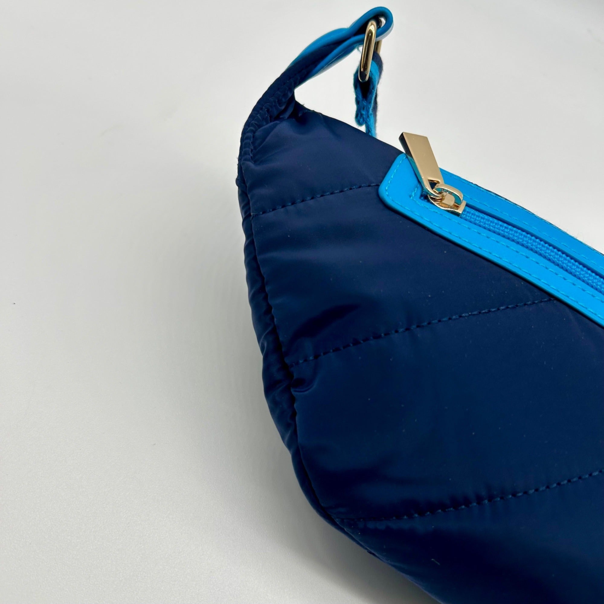 On 34th Nylon Blue Belt Bag