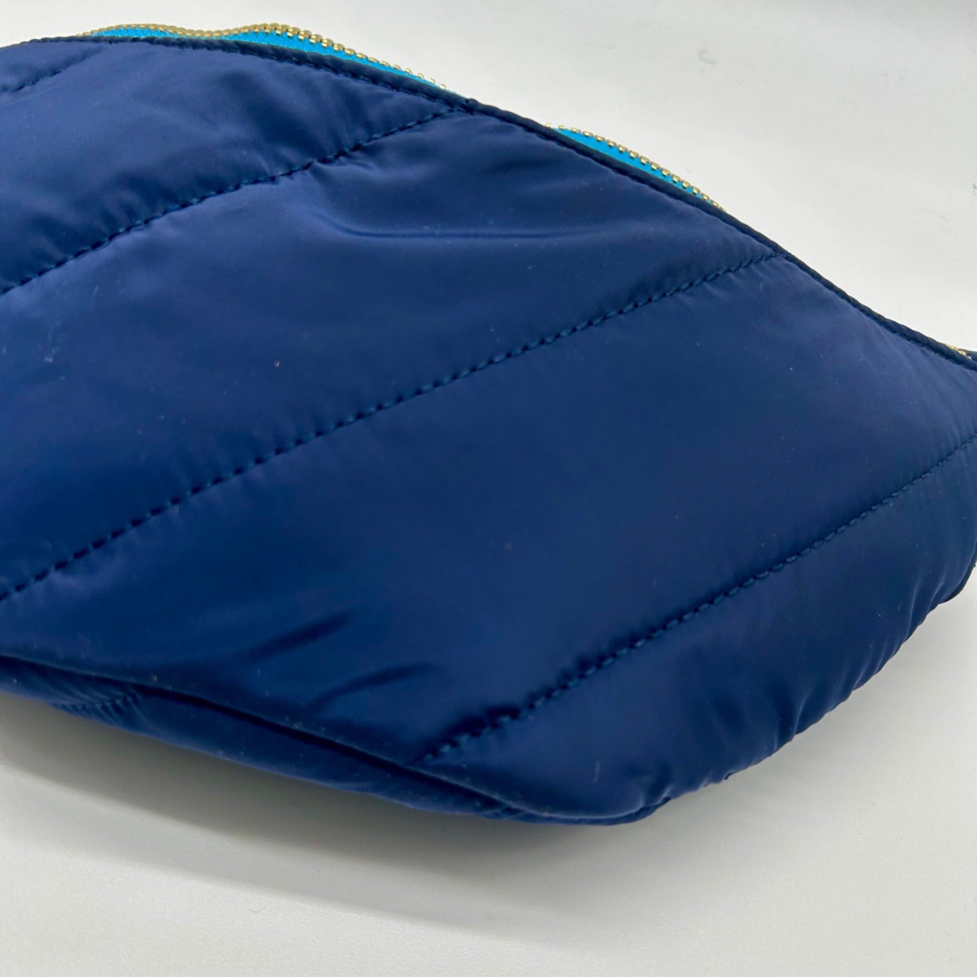 On 34th Nylon Blue Belt Bag