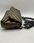 Think Royln Soft Bronze Nylon Shoulder Bag