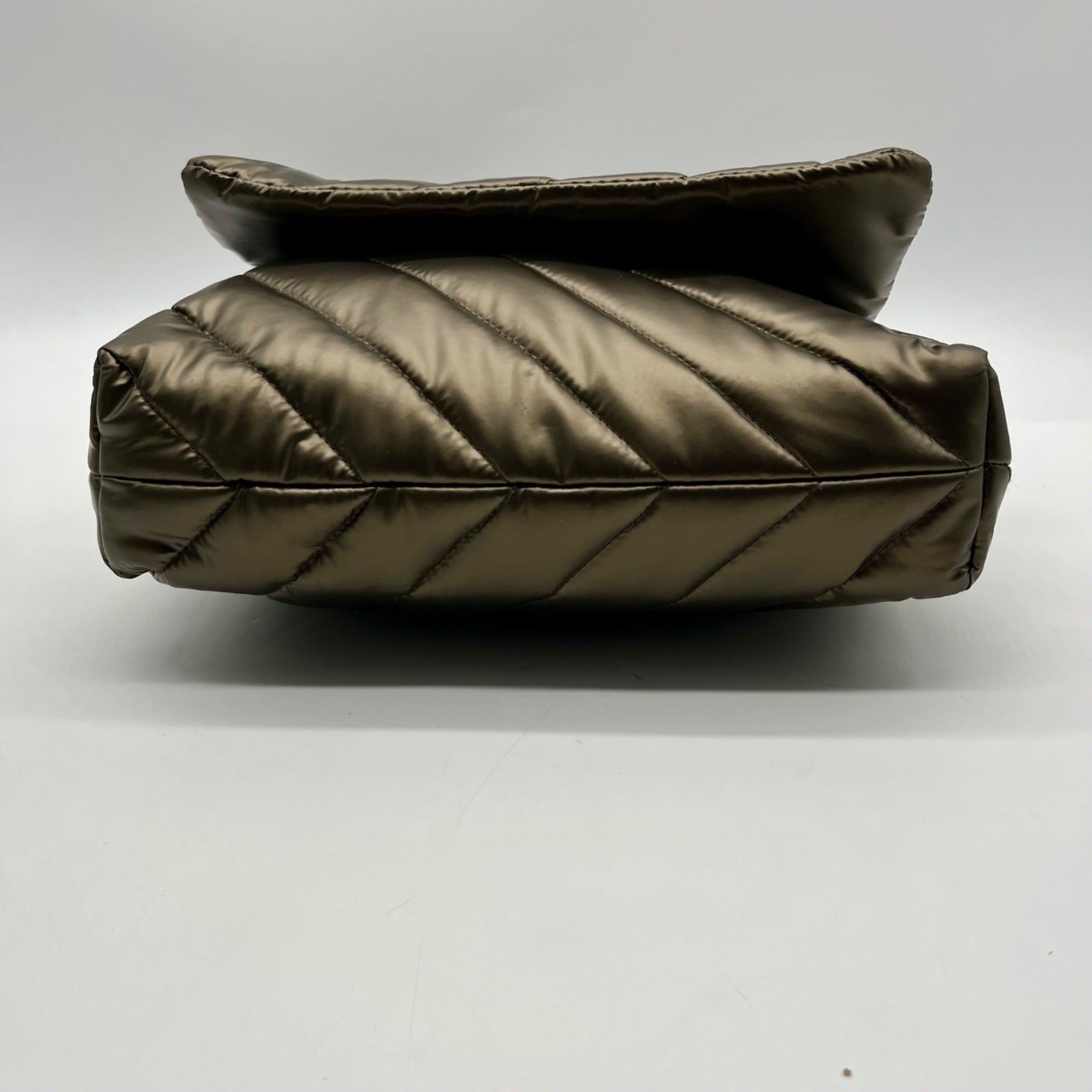 Think Royln Soft Bronze Nylon Shoulder Bag