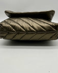 Think Royln Soft Bronze Nylon Shoulder Bag