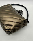 Think Royln Soft Bronze Nylon Shoulder Bag