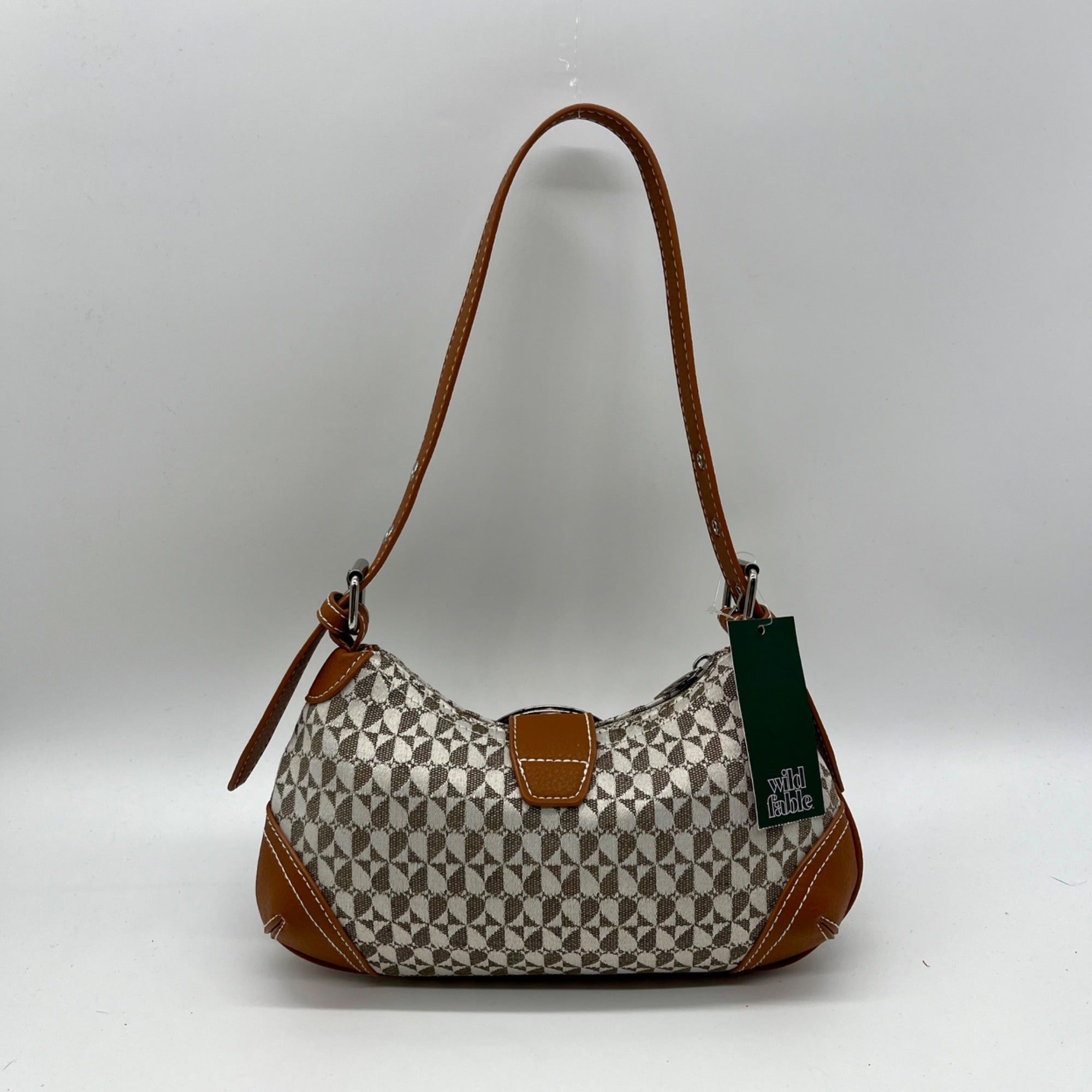 Wild Fable Brown Faux Leather Mini Shoulder Bag