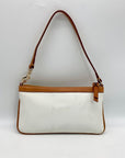 Dooney & Bourke White Pebble Grain Convertible Wristlet