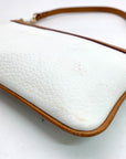 Dooney & Bourke White Pebble Grain Convertible Wristlet