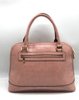 Giani Bernini Dusty Pink Croc Embossed Faux Leather Dome Satchel