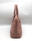 Giani Bernini Dusty Pink Croc Embossed Faux Leather Dome Satchel