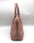 Giani Bernini Dusty Pink Croc Embossed Faux Leather Dome Satchel