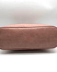Giani Bernini Dusty Pink Croc Embossed Faux Leather Dome Satchel