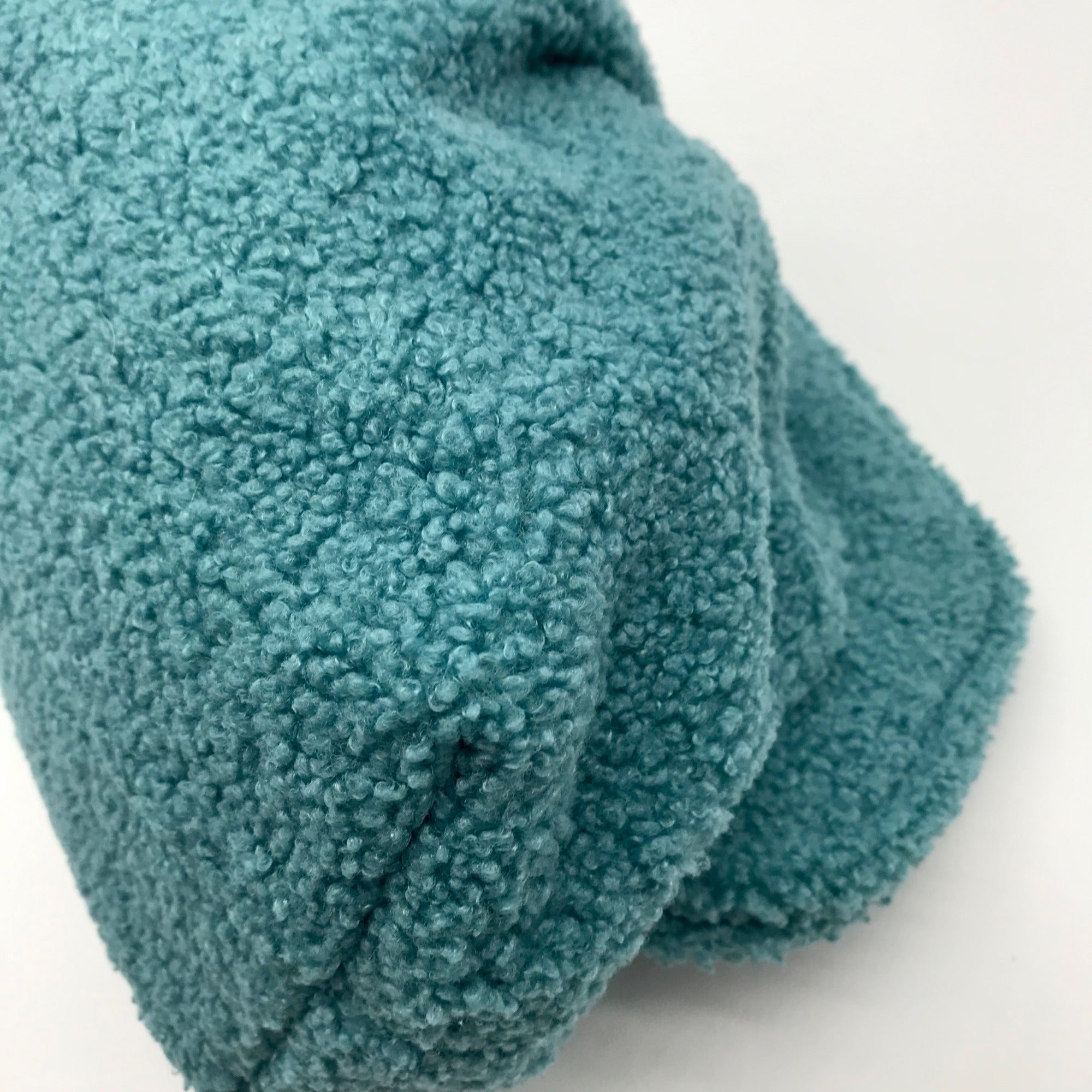 Themoire Teal Tia Re-Fur Shell Crossbody Clutch