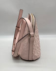 Kate Spade Pink Hollie Spade Embossed Leather Dome Crossbody Bag