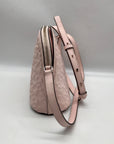 Kate Spade Pink Hollie Spade Embossed Leather Dome Crossbody Bag