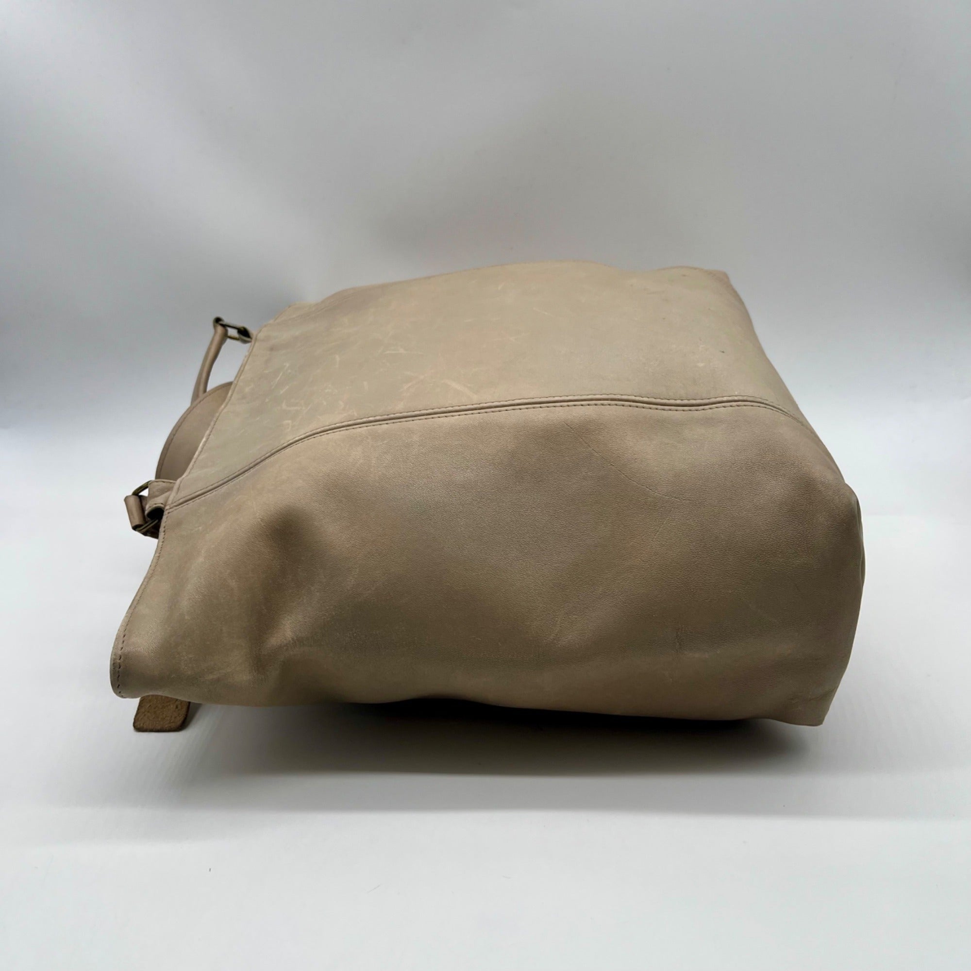 Coach Cream Slouchy Leather Shoulder Bag 9712