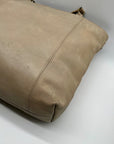 Coach Cream Slouchy Leather Shoulder Bag 9712