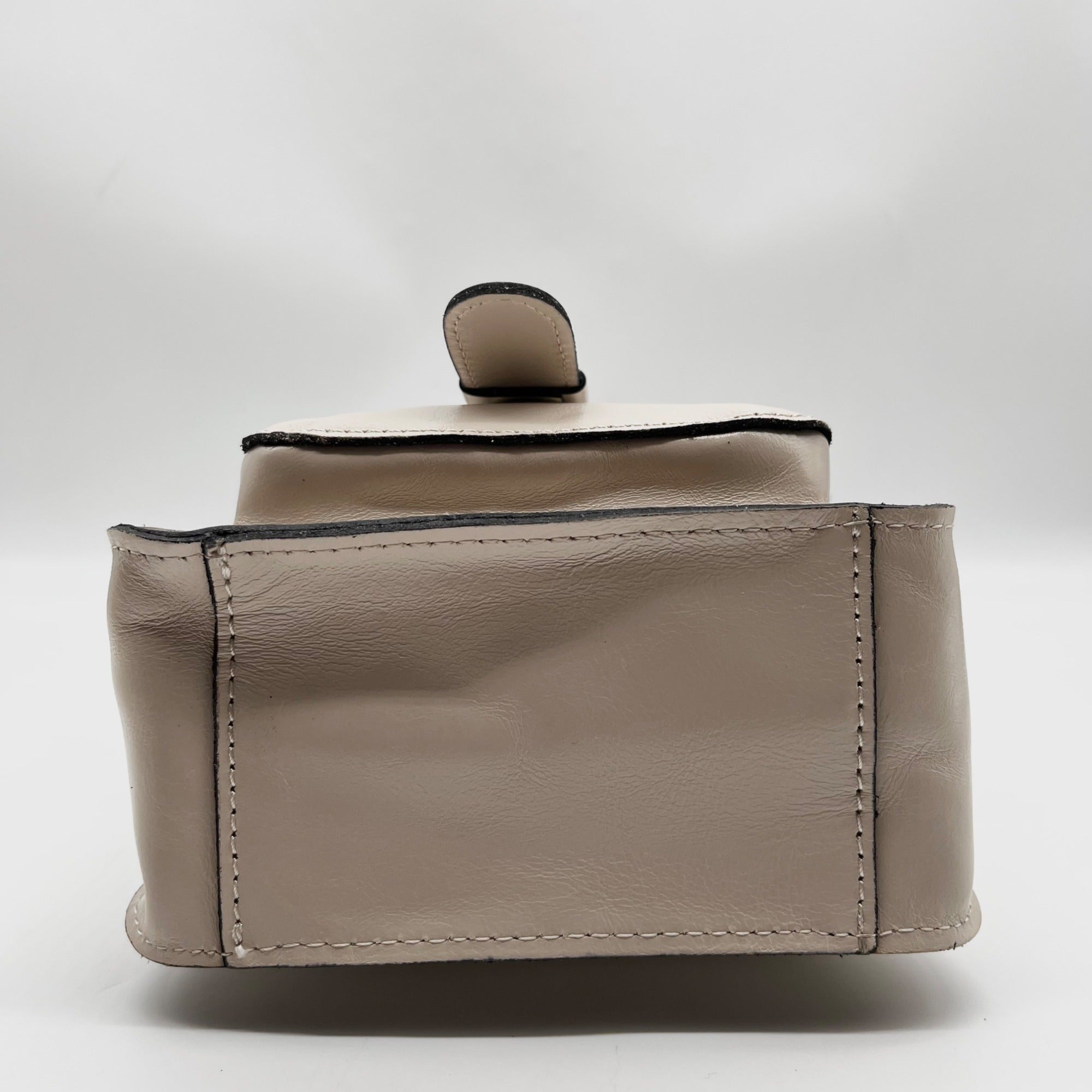 Patricia Nash Chalk White Leather Lari Crossbody Bag