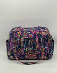 Vera Bradley Dark Blue Multicolor Paisley Large Diaper Bag