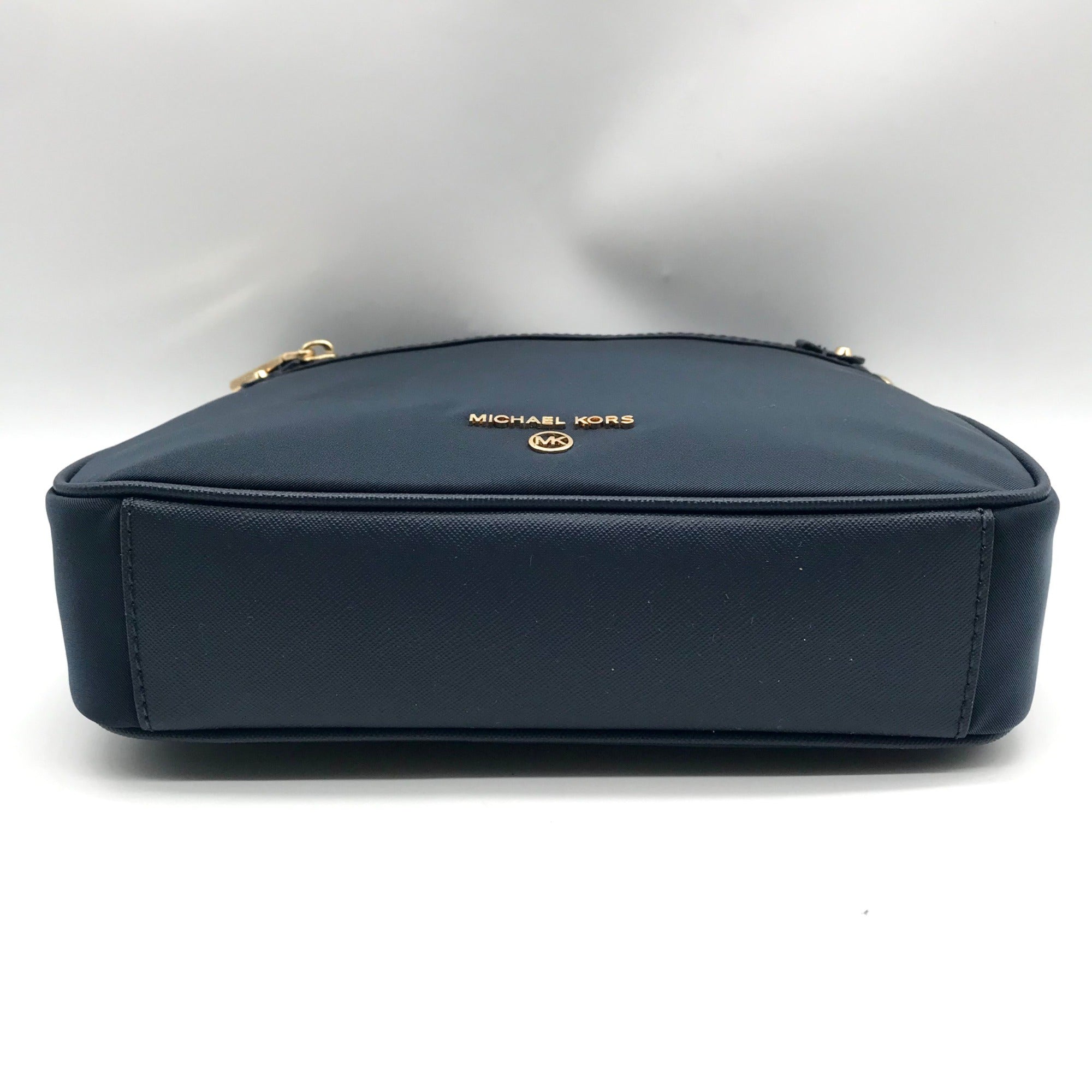 Michael Kors Navy Nylon North South Jet Set Charm Large Crossbody