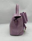 Like Dreams Purple Leather Bowtie Crossbody Bag