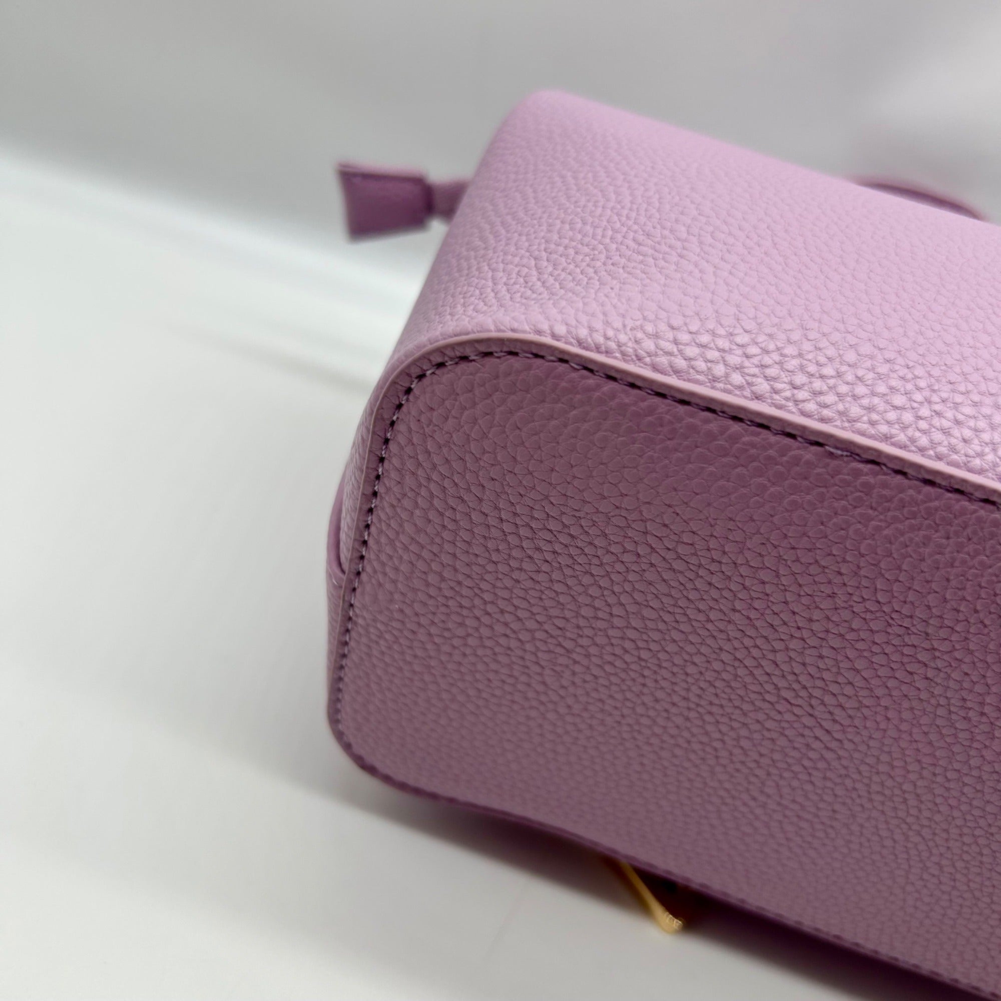 Like Dreams Purple Leather Bowtie Crossbody Bag
